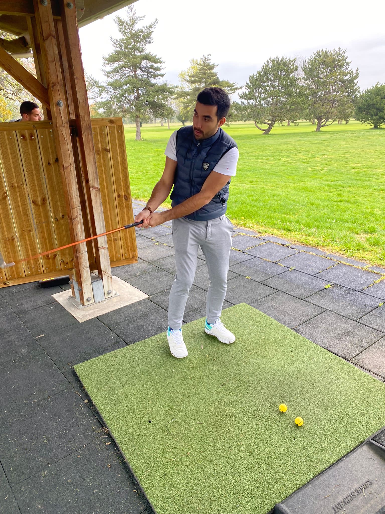 Séance d'initiation golf duo