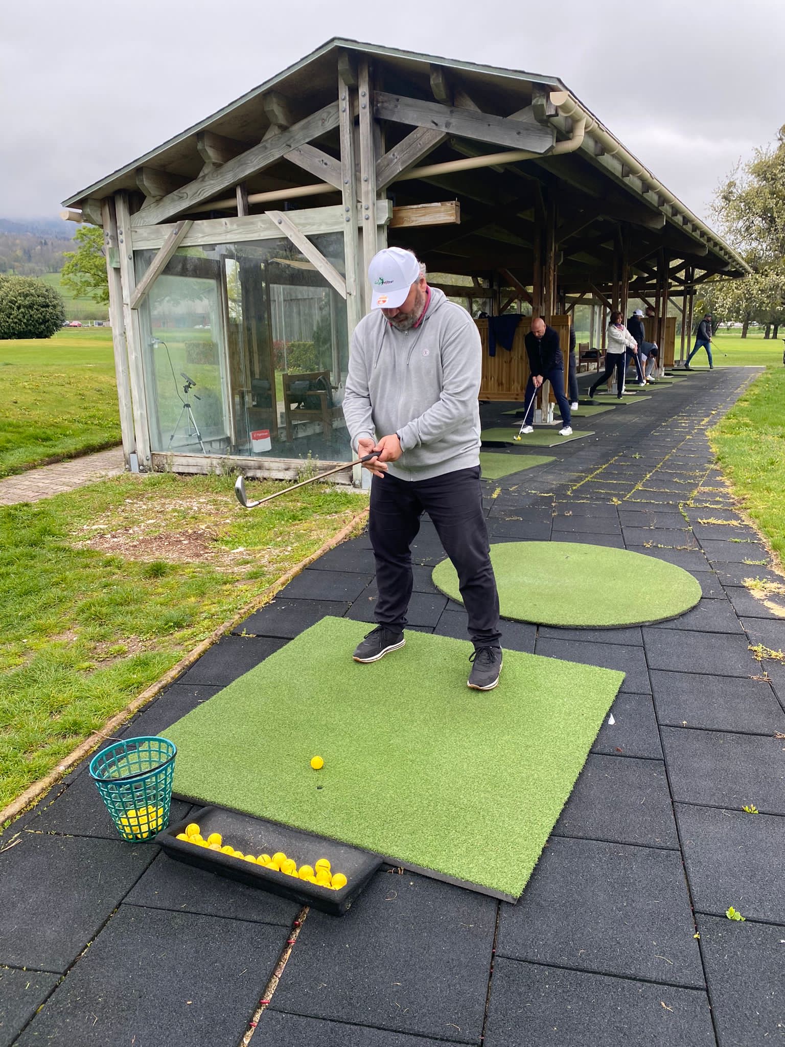 Séance de relaxation et golf