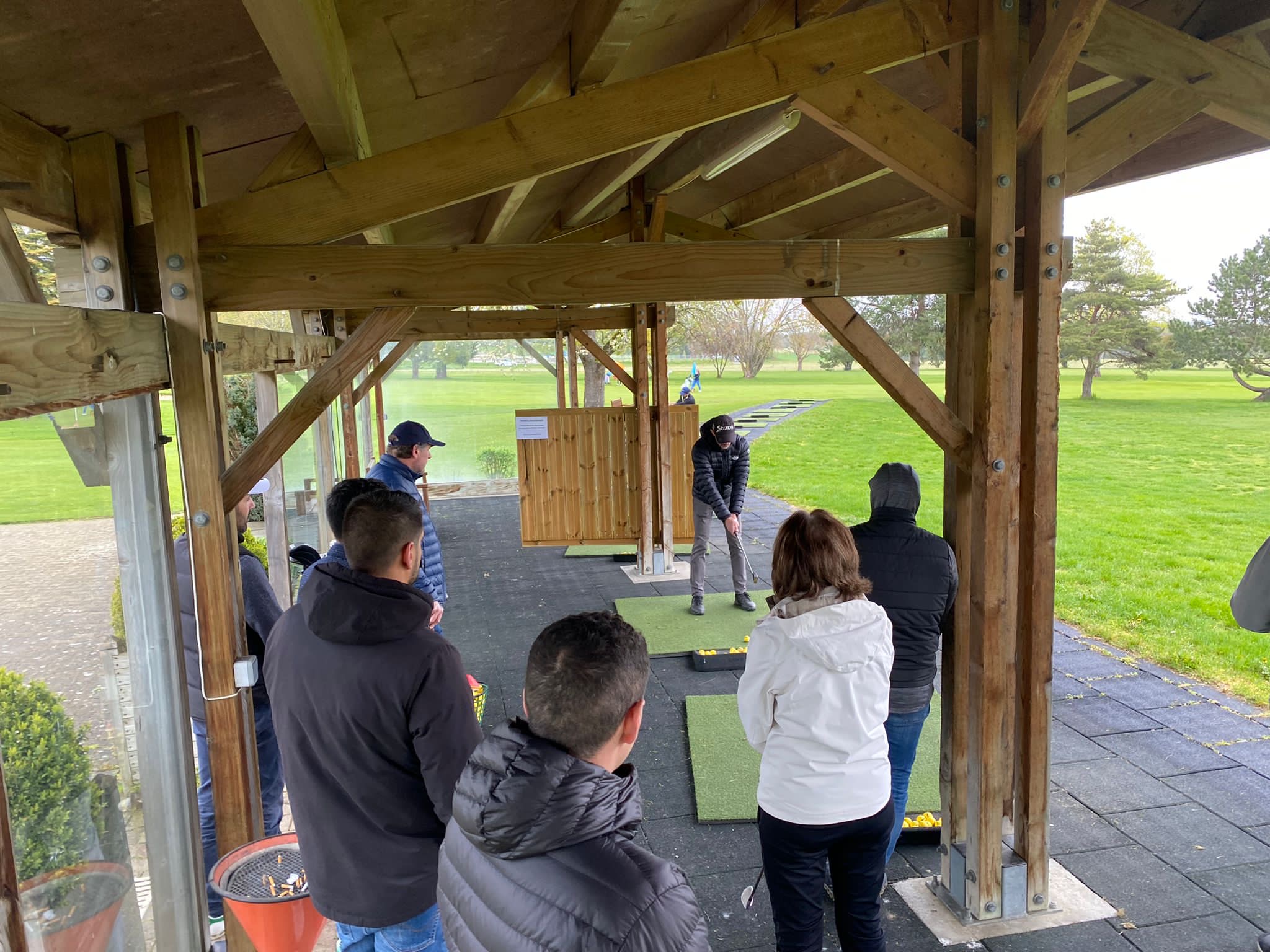 Participants lors d'un workshop golf